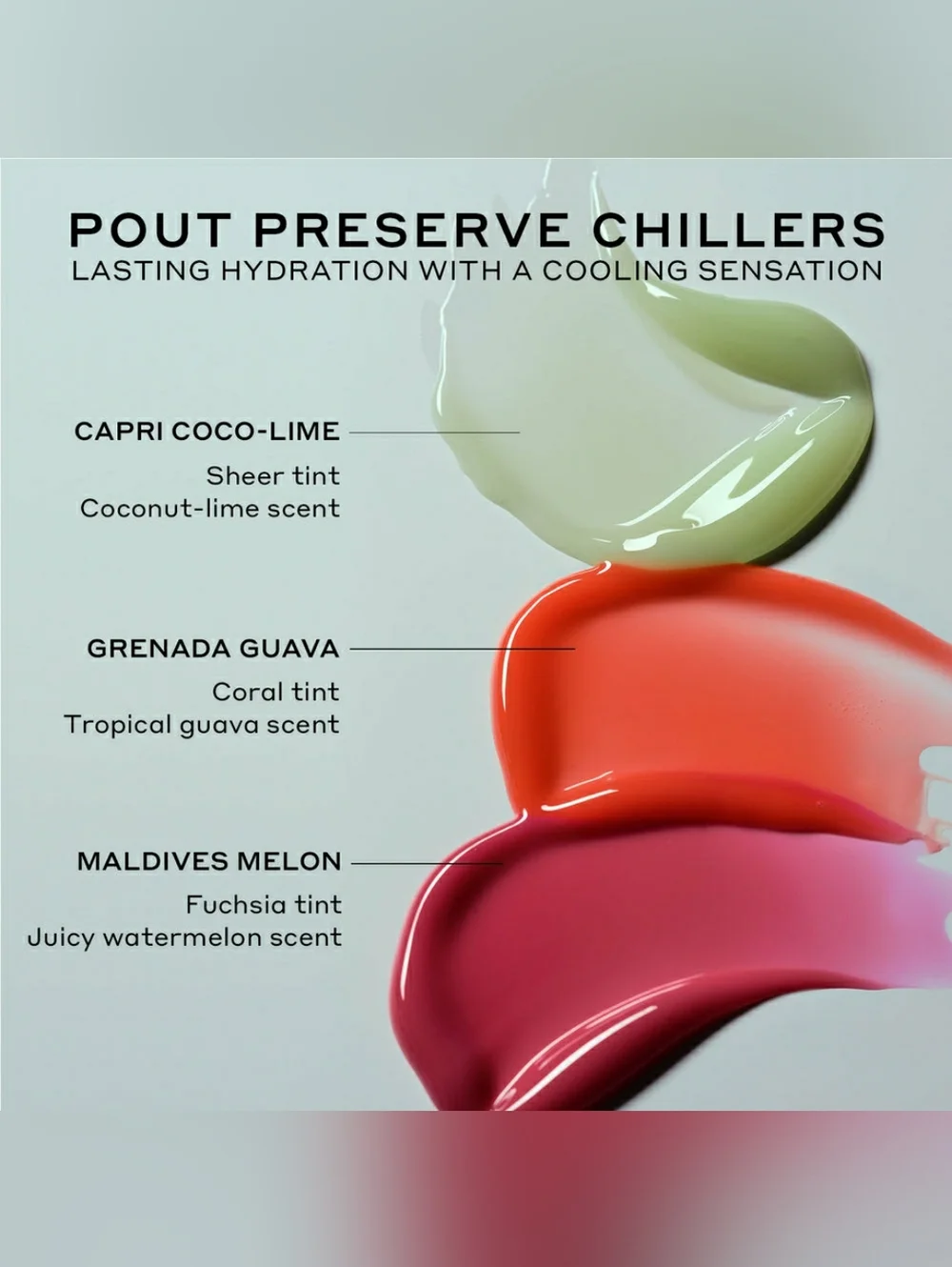 🥥Lip Need🥥BNIB OLE HENRIKSEN CAPRI COCO-LIME Pout Preserve Chillers Lip Balm!!